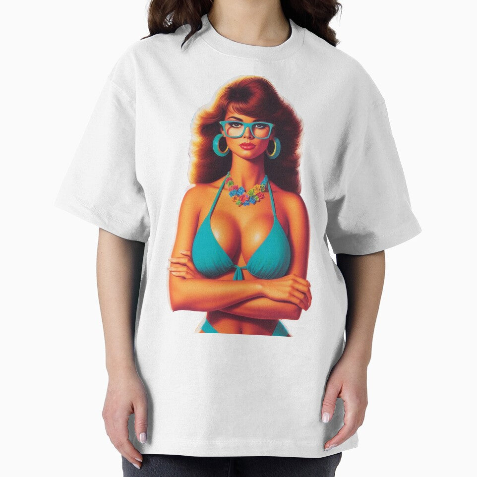 Retro Geek Hot Girl by PulpVintage