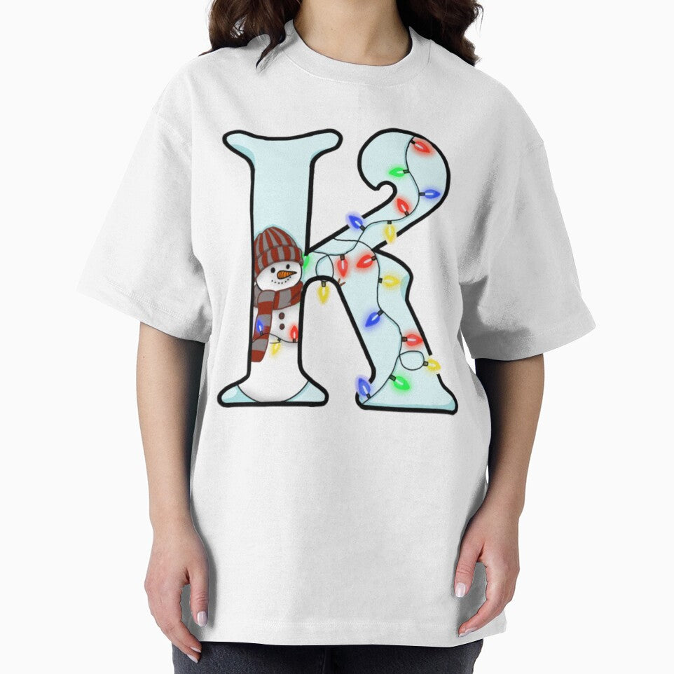 Holiday themed letter K by Artistkhg
