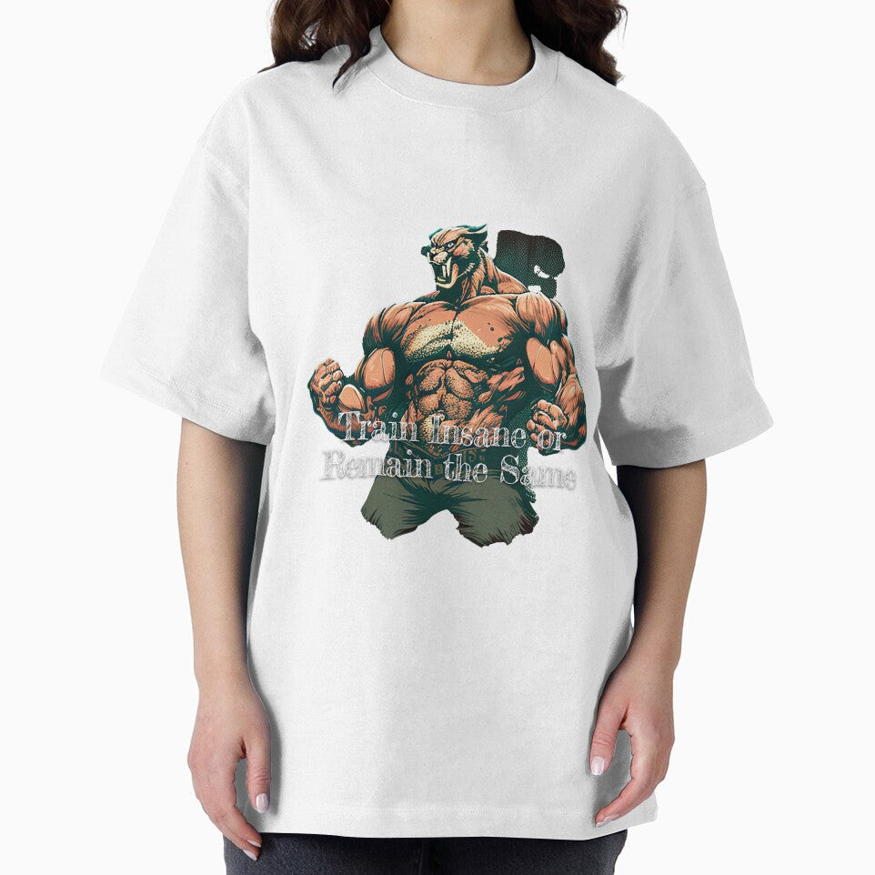 Train Insane or Remain the Same Bodybuilding Fitness Gym Workout Exercise Merch Print Design by tengamerx