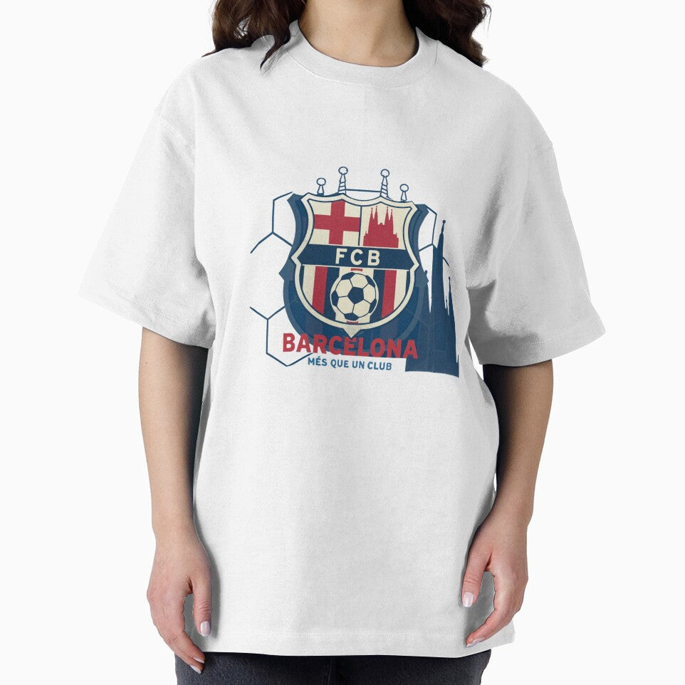 FCB Minimalist - Football Fan Design by SPORT NATION ART