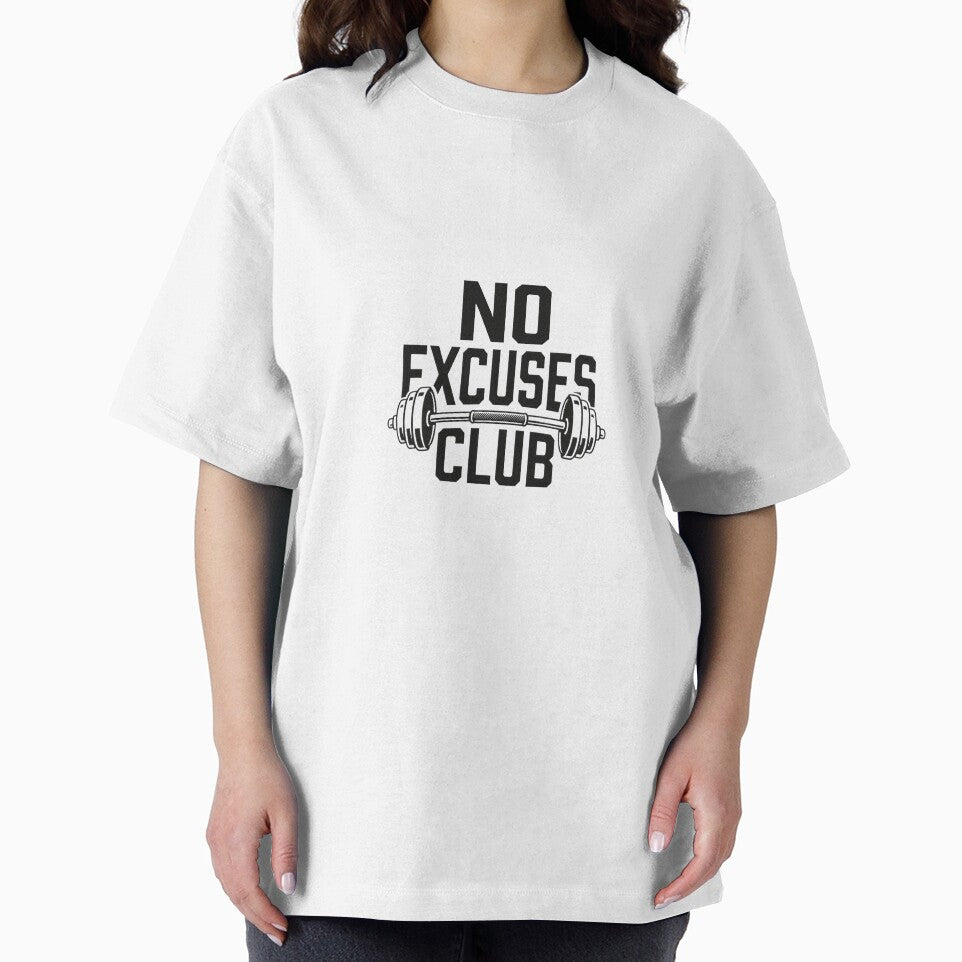No Excuses Club Minimal Gym Motivation by Built Daily