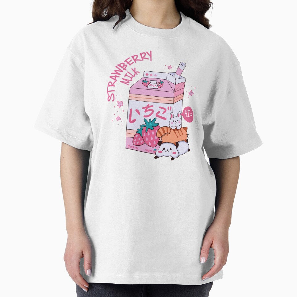 Kawaii strawberry milk cute Yumi kawaii Fairy kei by Kink Collective