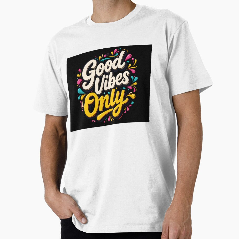 Good Vibes Positive Energy Typography Design by sadeek1021953Ss