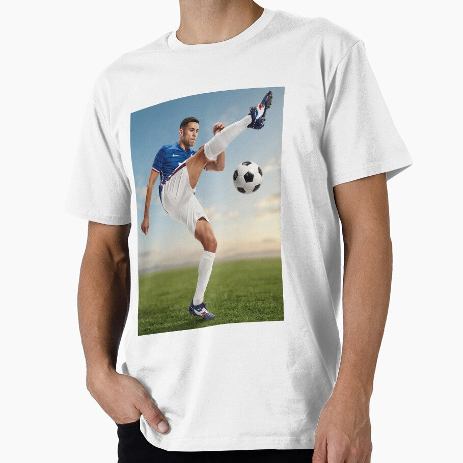 France Kick – Vintage French Soccer Graphic Tee for Football Fans by paulo silveira