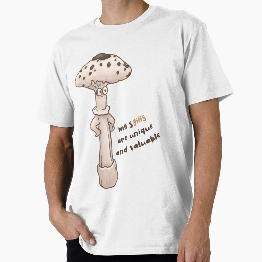 Unique Positive Affirmation Mushroom by Tempera-Mentum