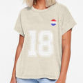 Netherlands Soccer Number 18 Vintage Sports Fan by LiviuGligoros