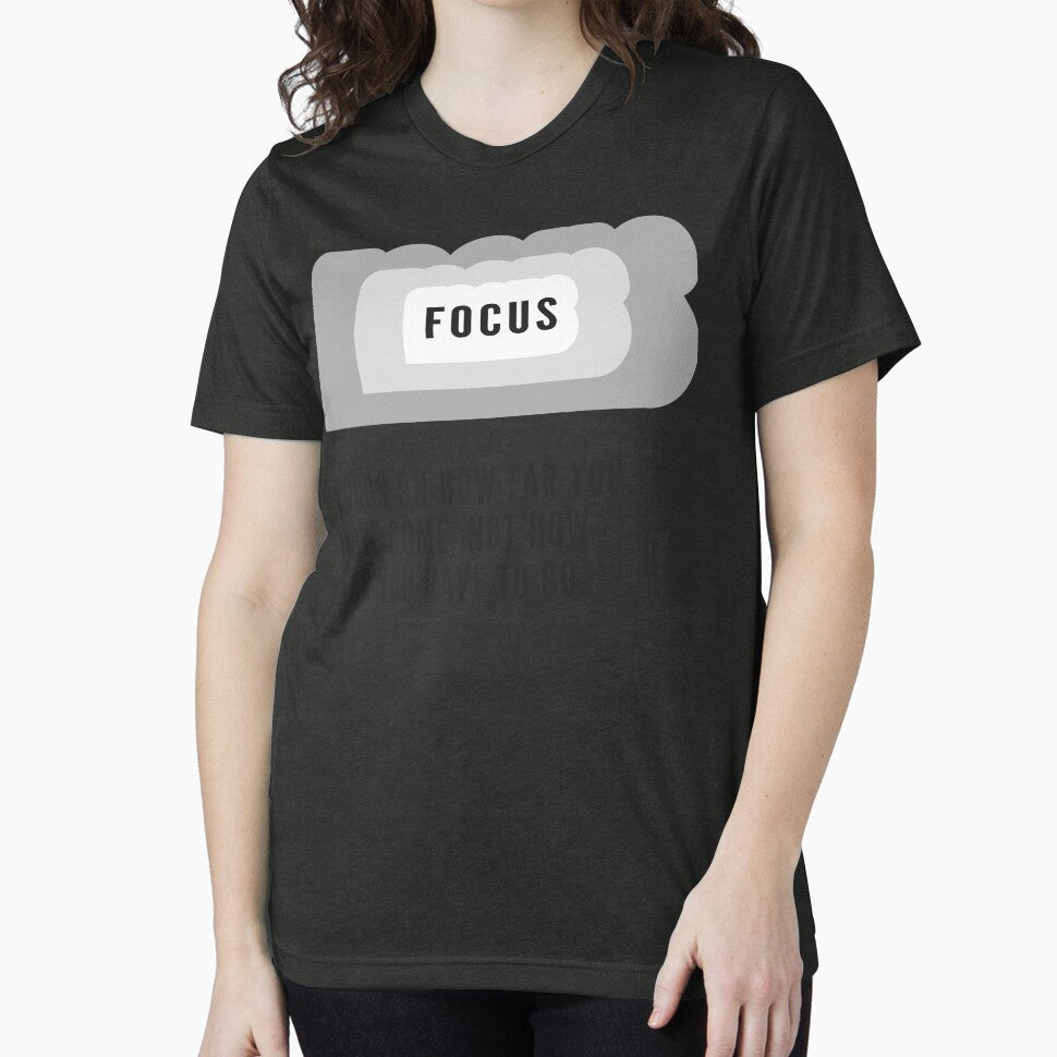 Focus on how far you have come, Not how far you have to go by niclothing