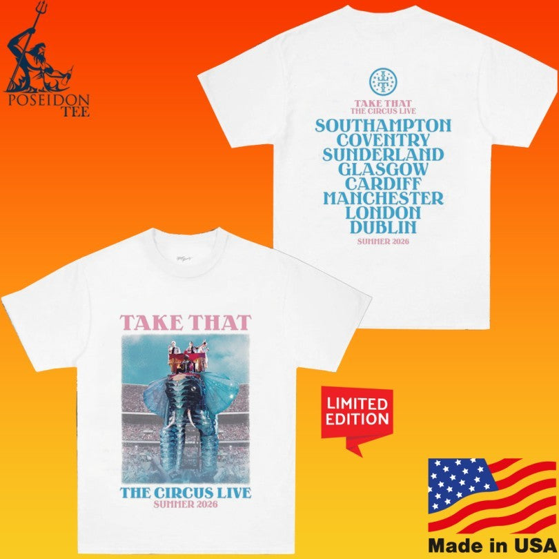 Take That The Circus Live Admat Summer 2026 T-shirt