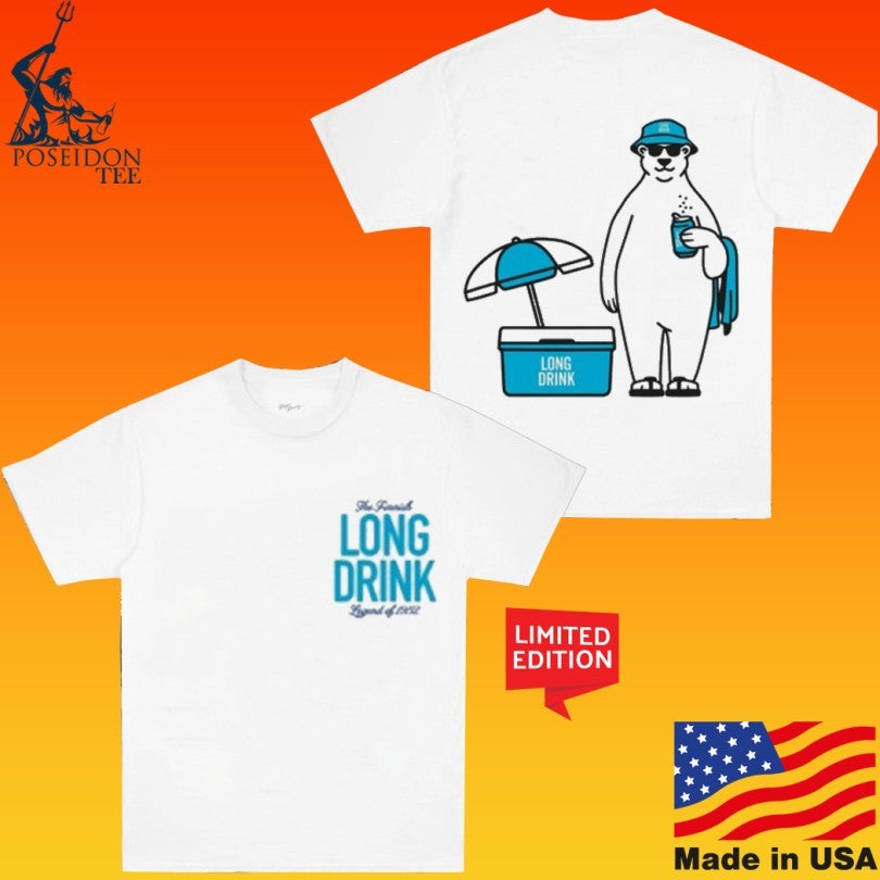 The Long Drink Summer Bear T-shirt