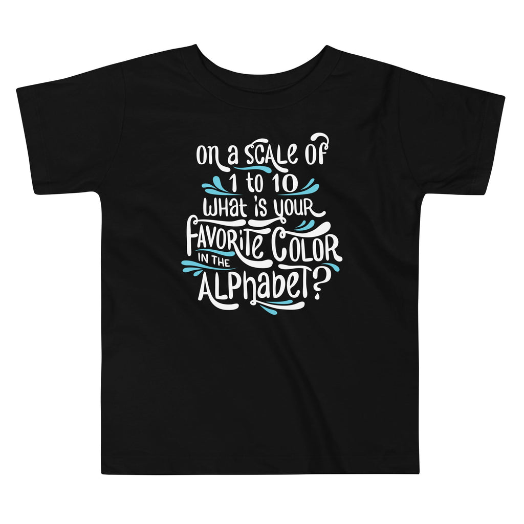 Favorite Color In The Alphabet Kid's Toddler Tee