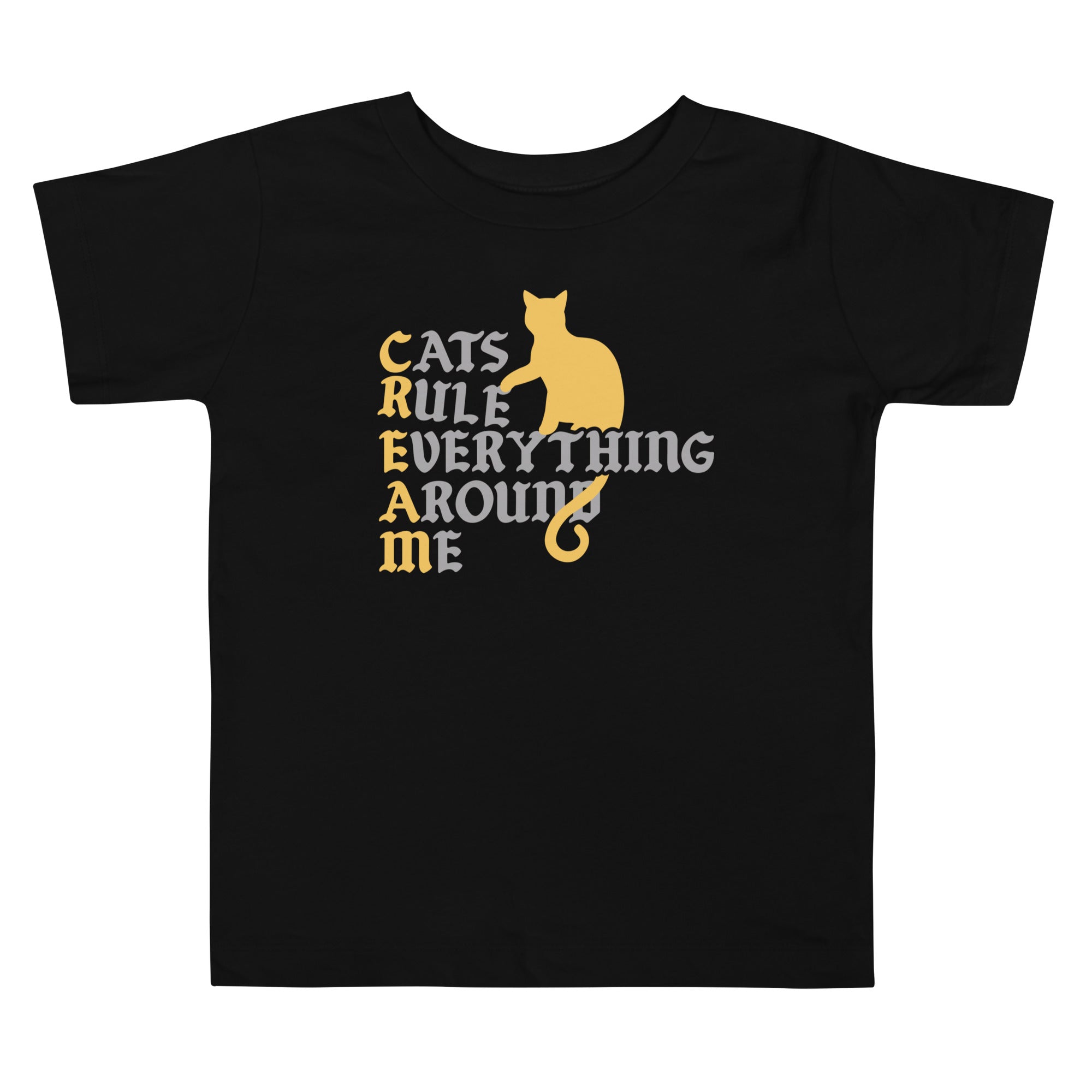 Cats Rule Everything Around Me Kid's Toddler Tee