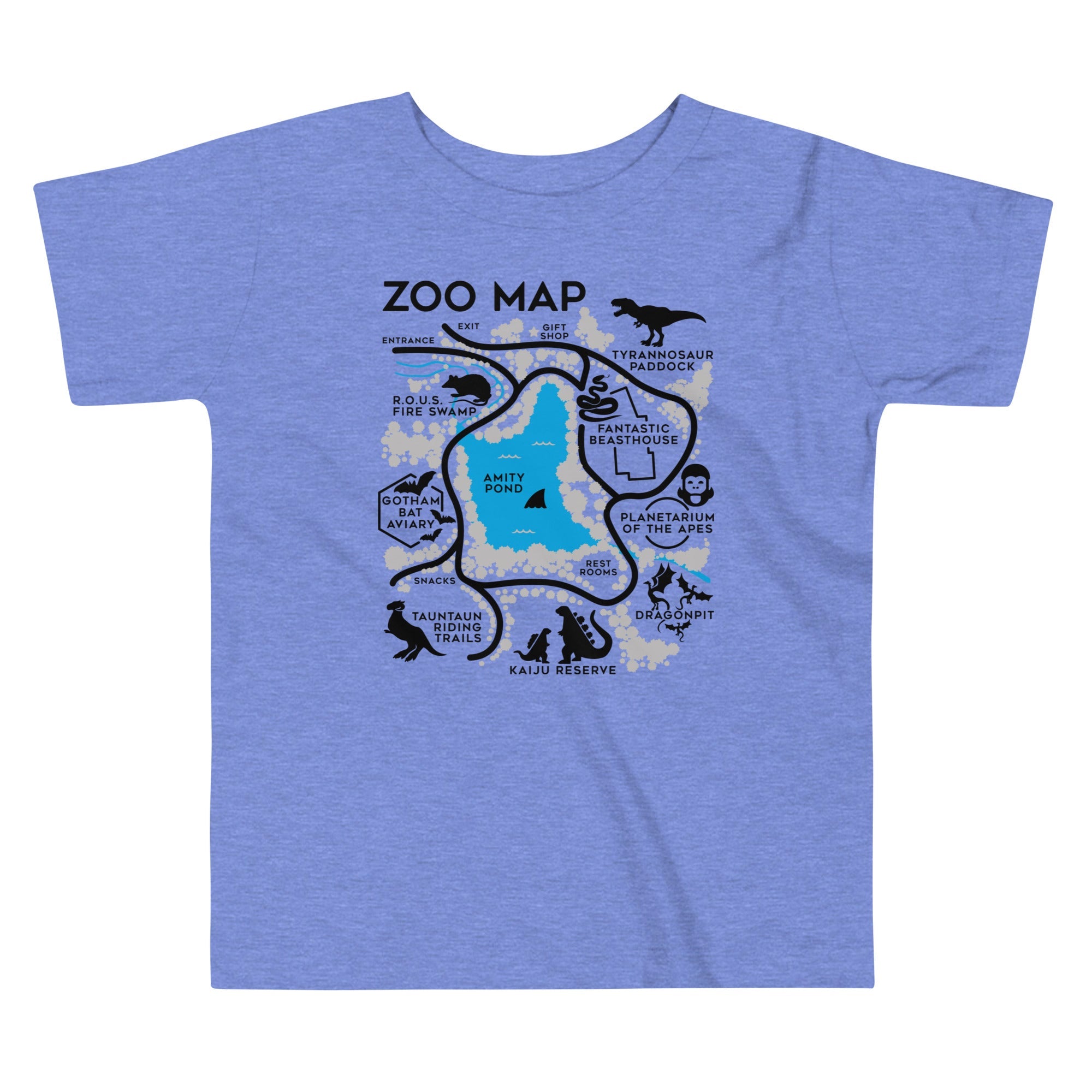 Zoo Map Kid's Toddler Tee