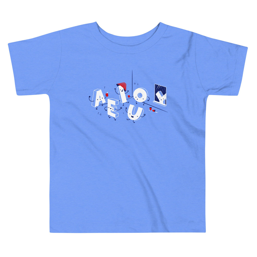 Vowel Party Time Kid's Toddler Tee