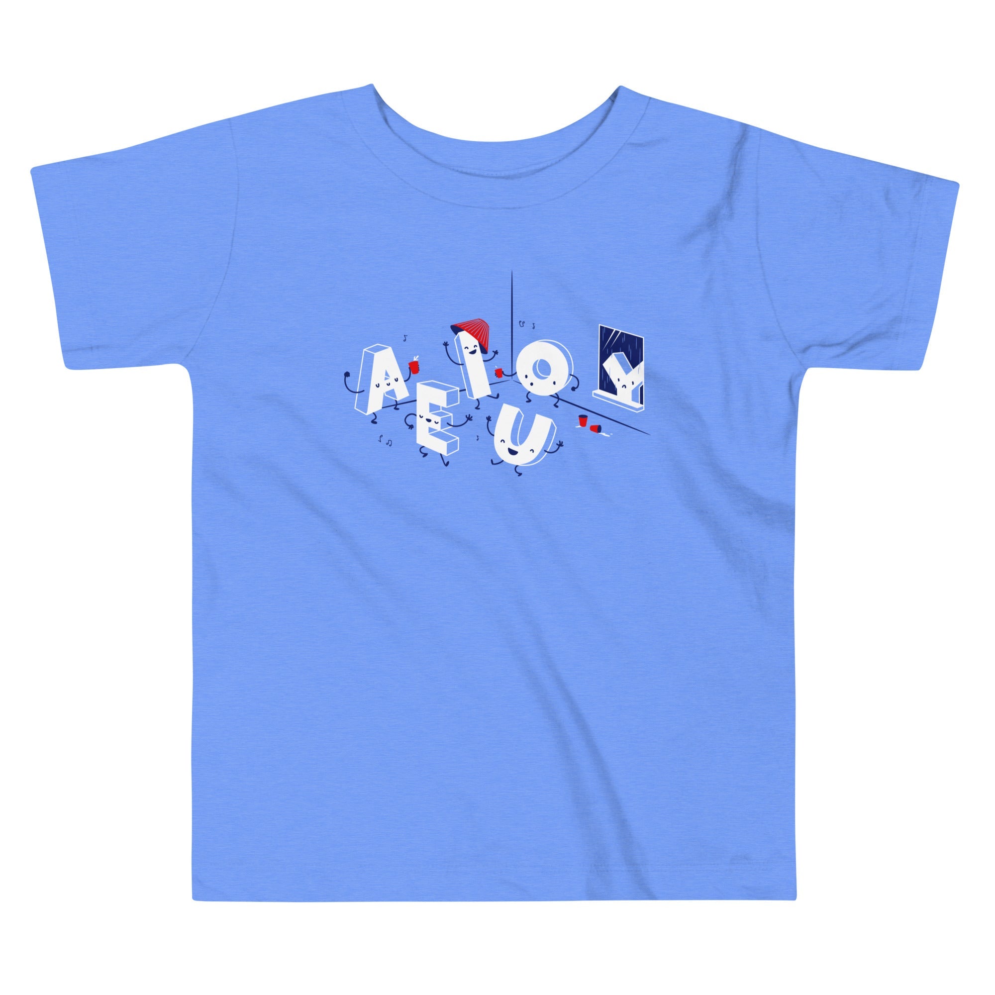 Vowel Party Time Kid's Toddler Tee