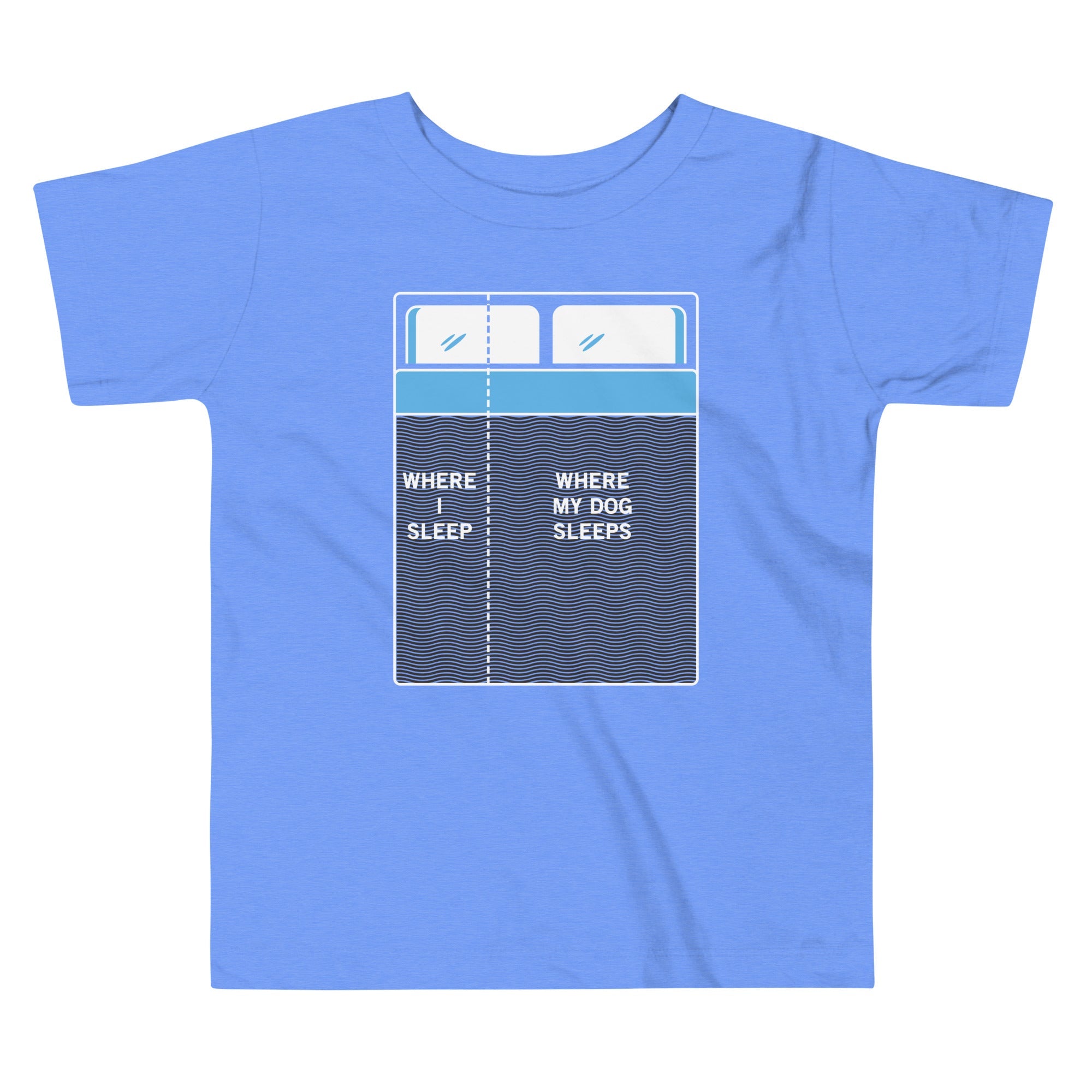 Where I Sleep, Where My Dog Sleeps Kid's Toddler Tee
