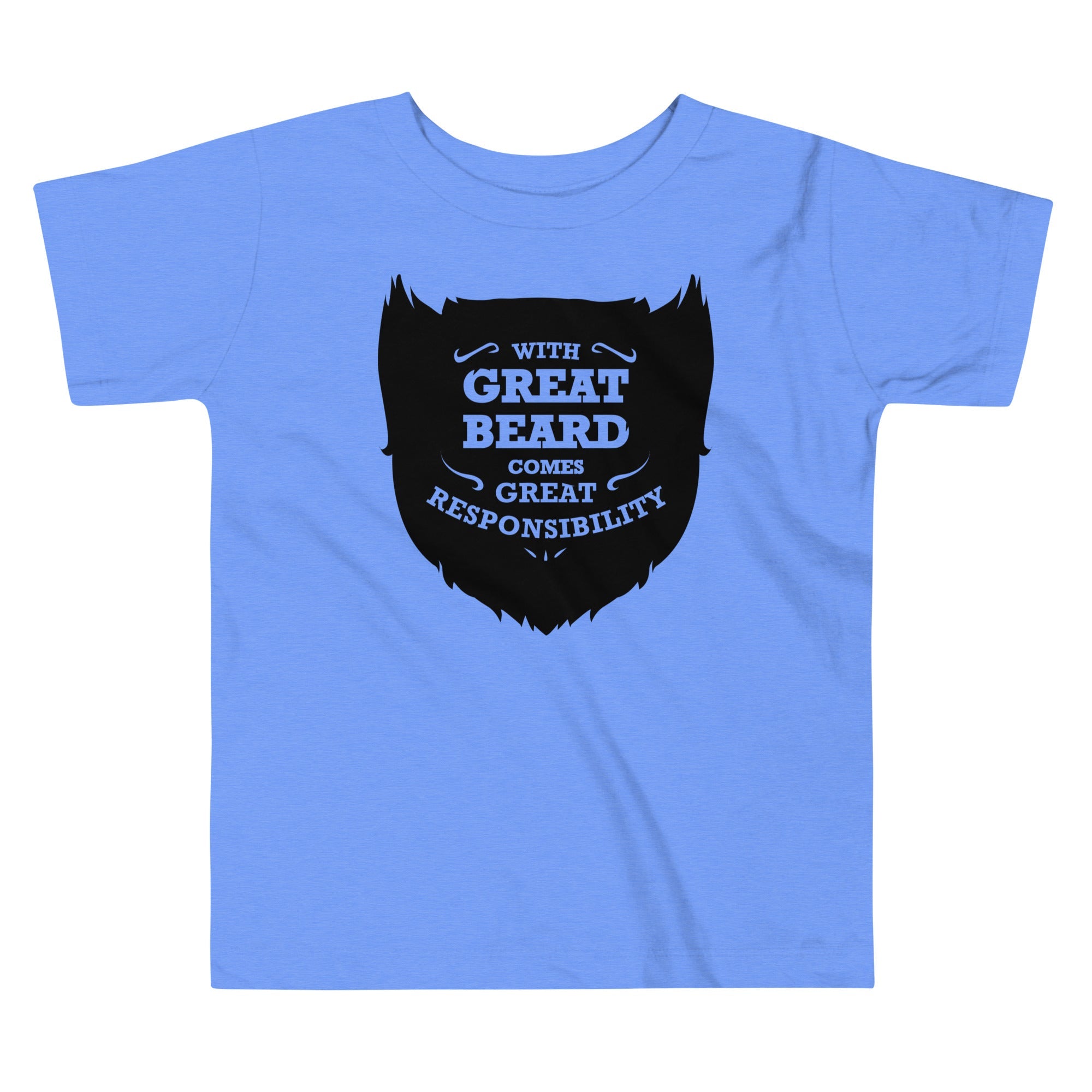With Great Beard Comes Great Responsibility Kid's Toddler Tee