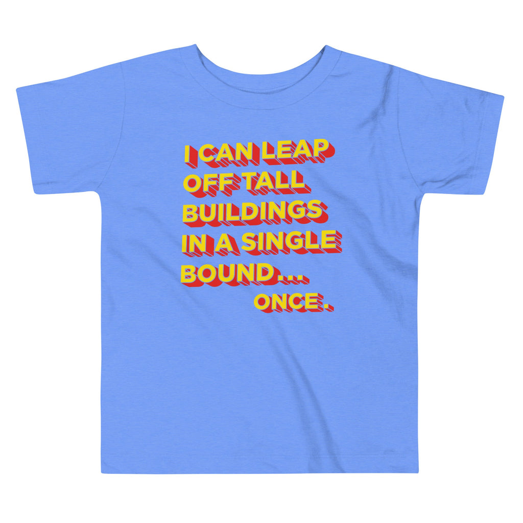 Tall Buildings In A Single Bound Kid's Toddler Tee