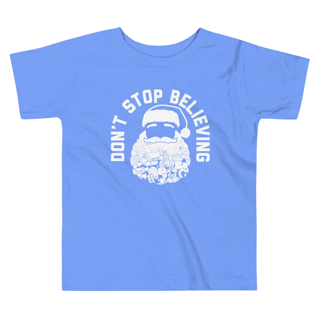 Don't Stop Believing Santa Kid's Toddler Tee