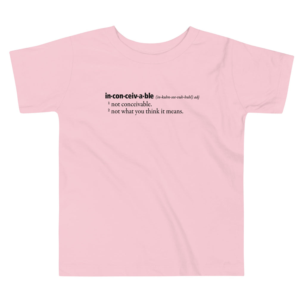 Inconceivable Definition Kid's Toddler Tee