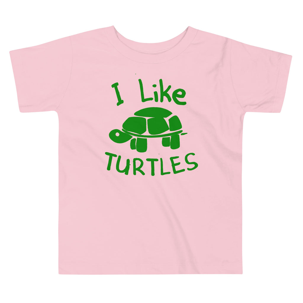I Like Turtles Kid's Toddler Tee