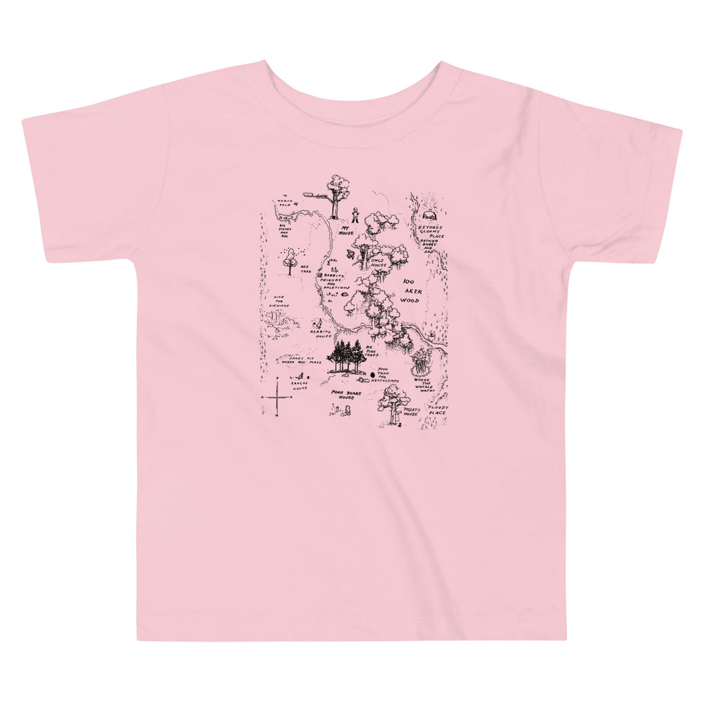100 Acre Map Kid's Toddler Tee