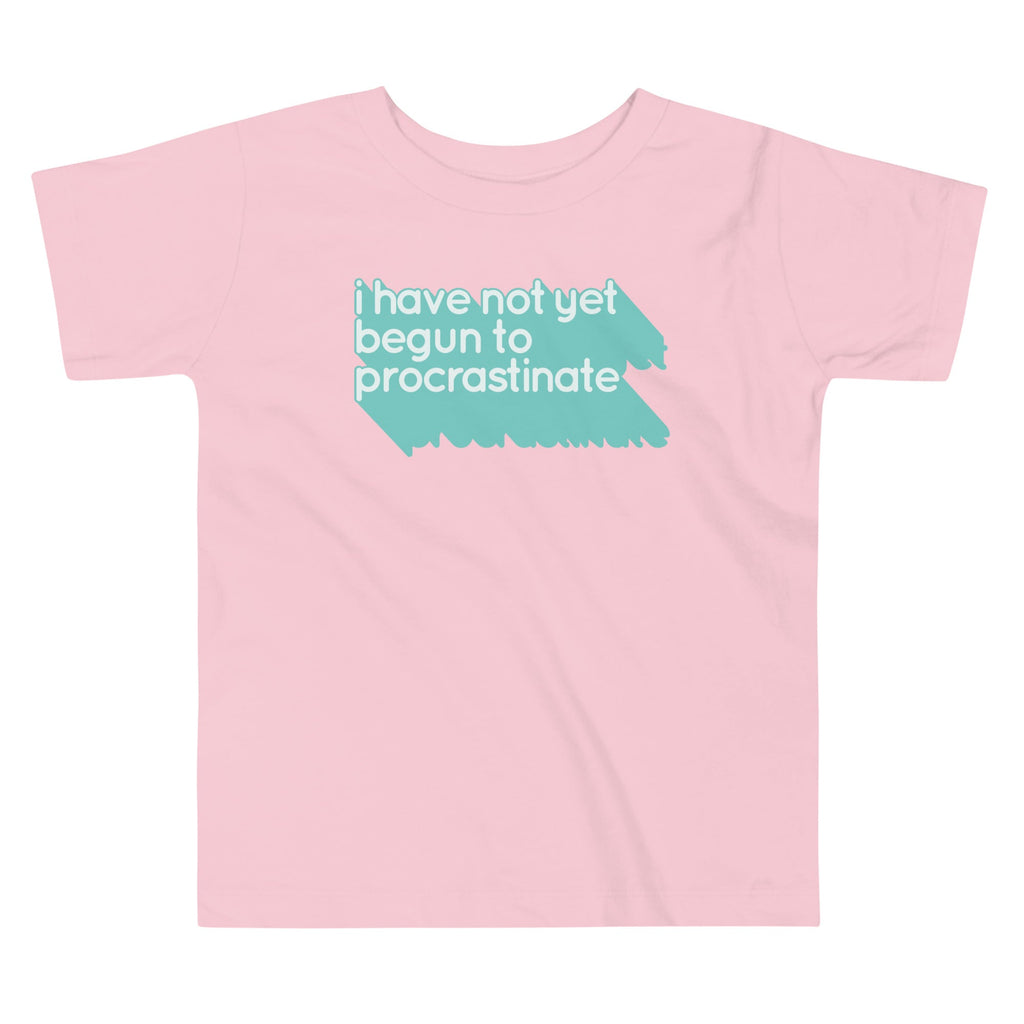 Not Begun To Procrastinate Kid's Toddler Tee