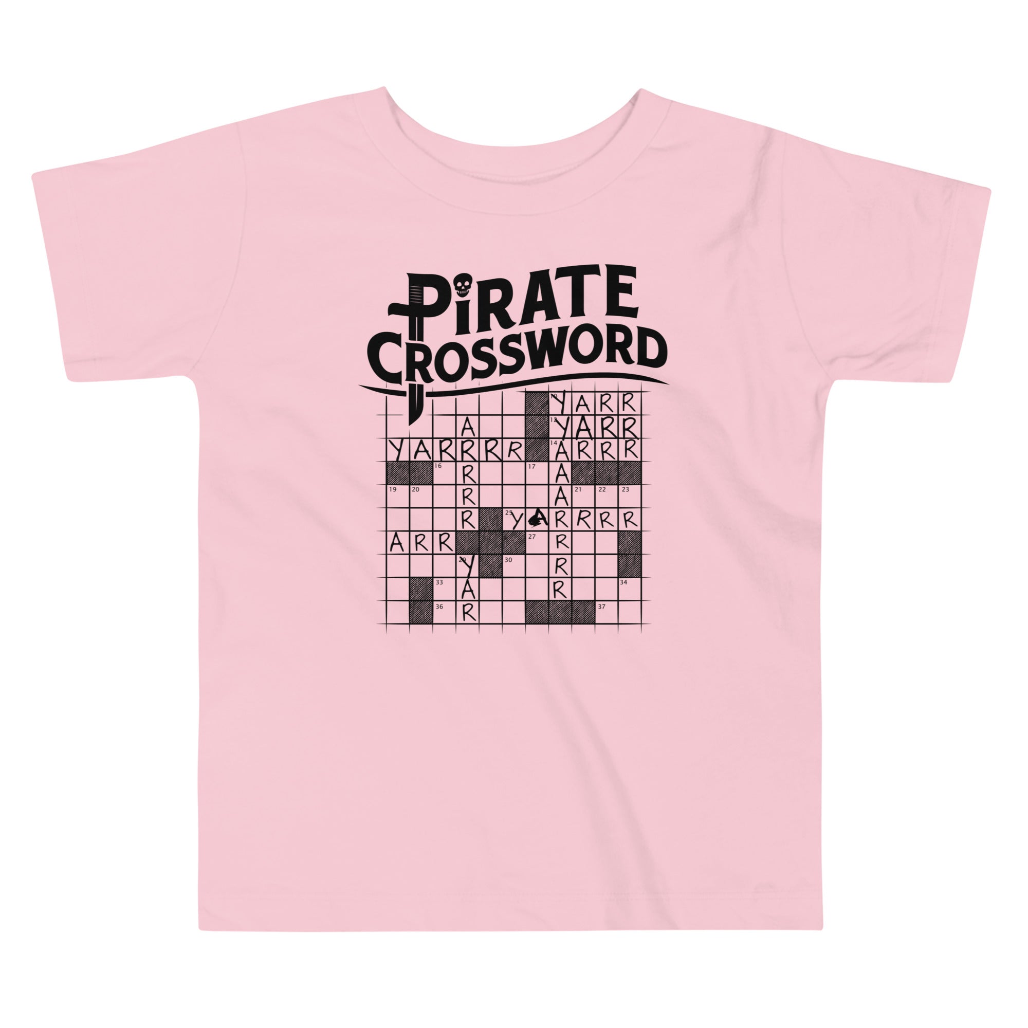 Pirate Crossword Kid's Toddler Tee