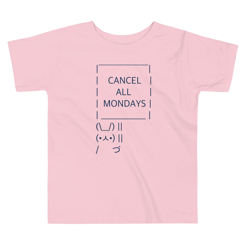 Cancel All Mondays Bunny Kid's Toddler Tee