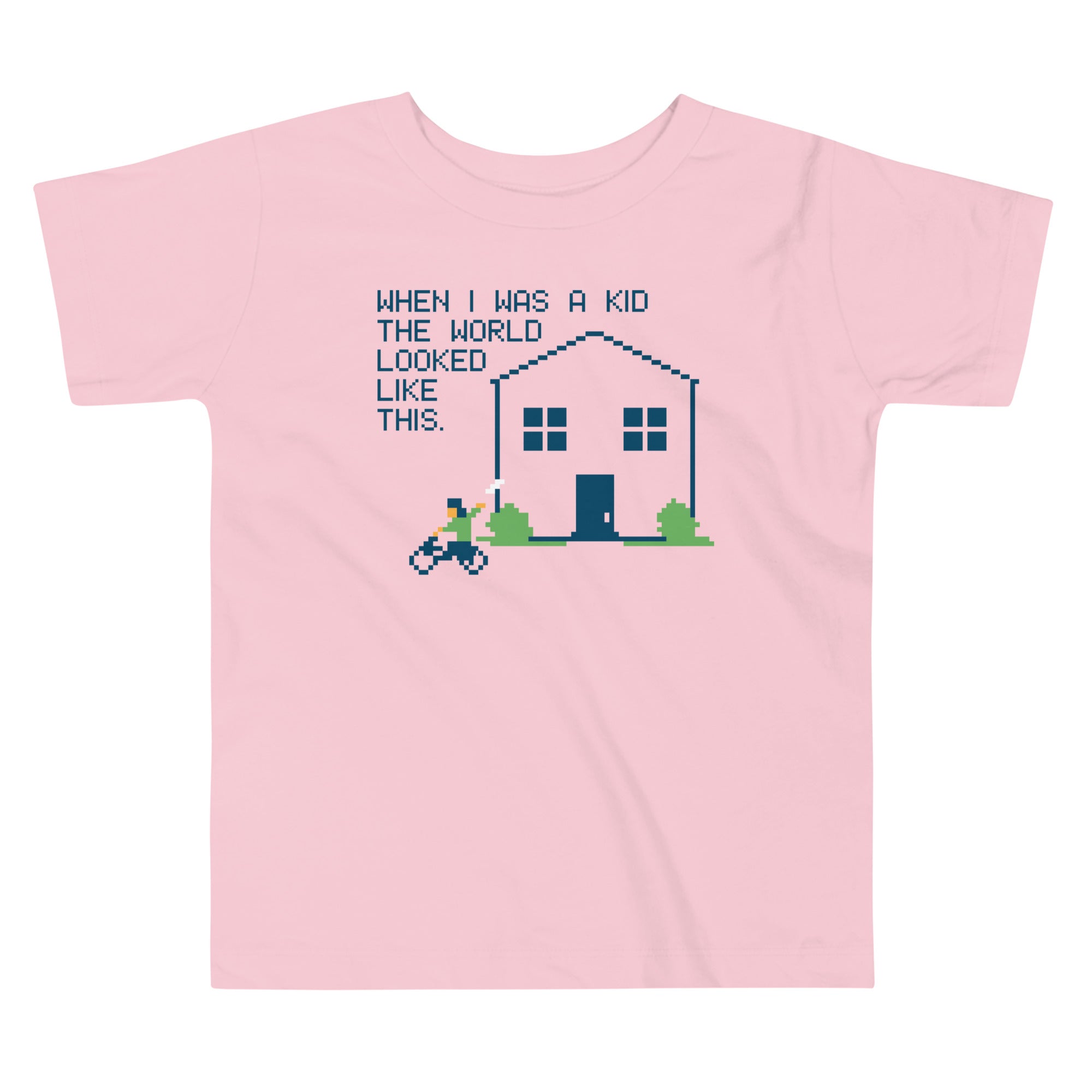 When I Was A Kid The World Kid's Toddler Tee