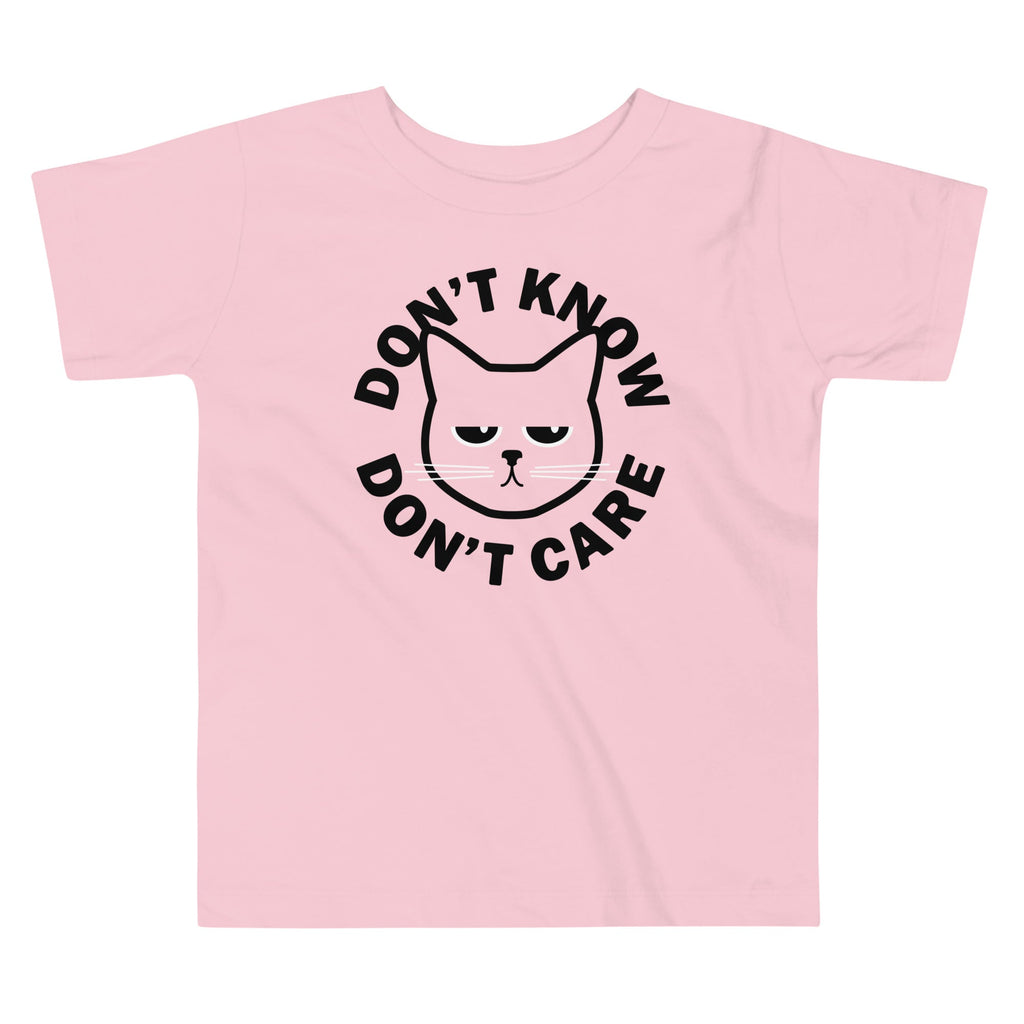 Don't Know Don't Care Kid's Toddler Tee