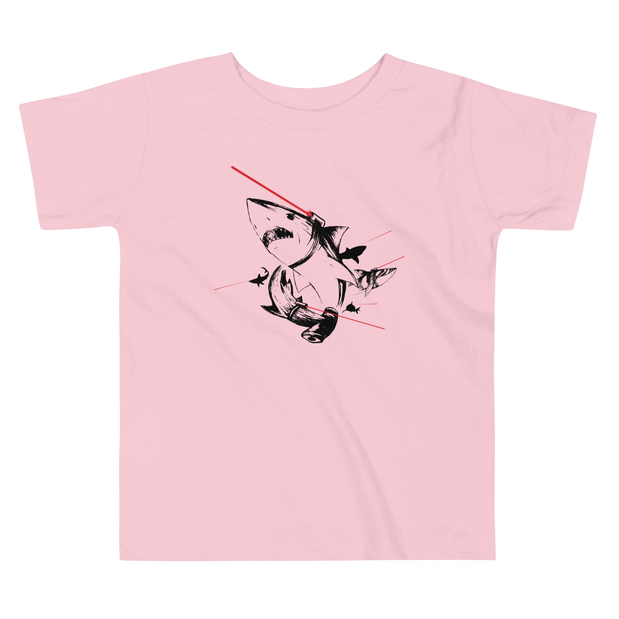 Sharks With Lasers Kid's Toddler Tee