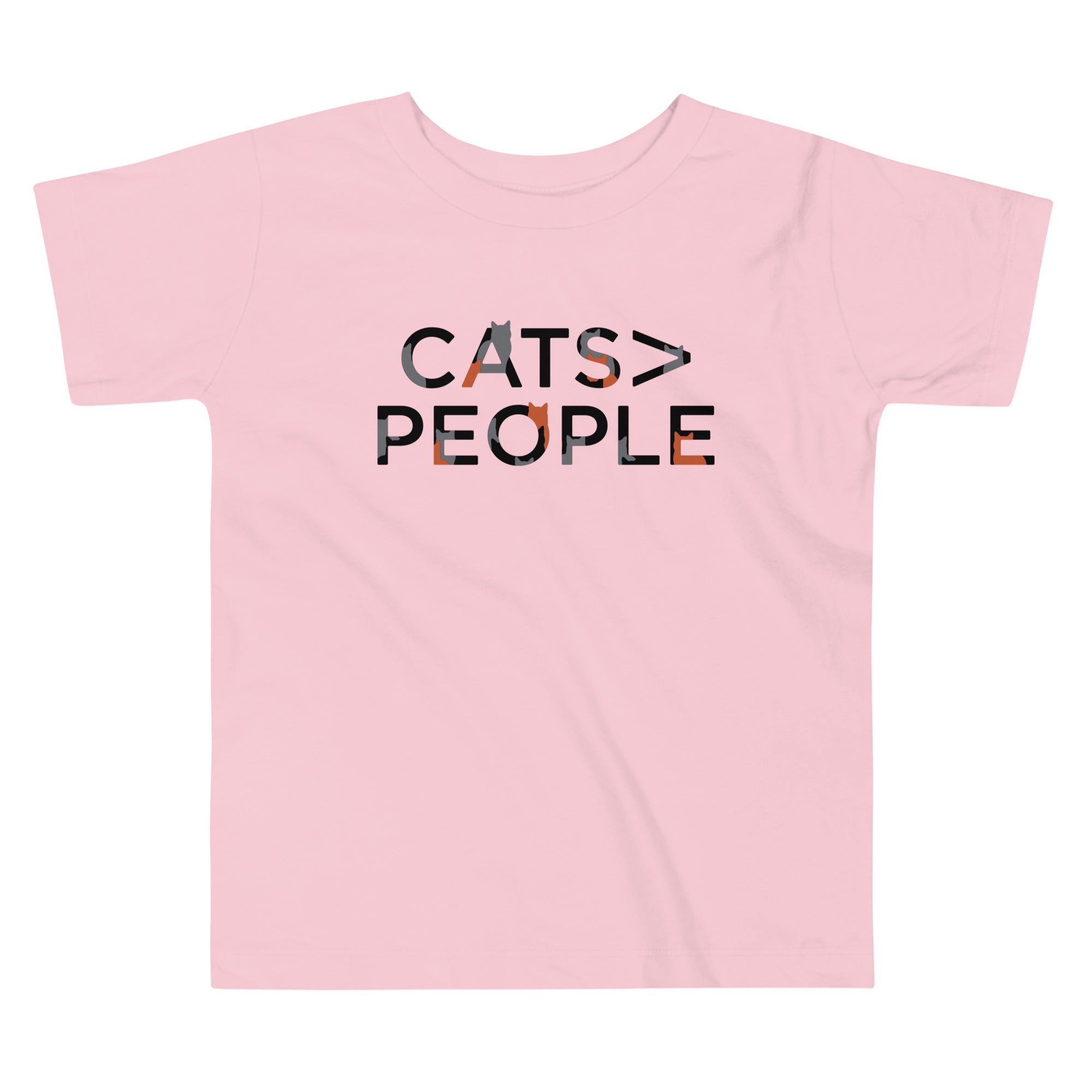 Cats>People Kid's Toddler Tee