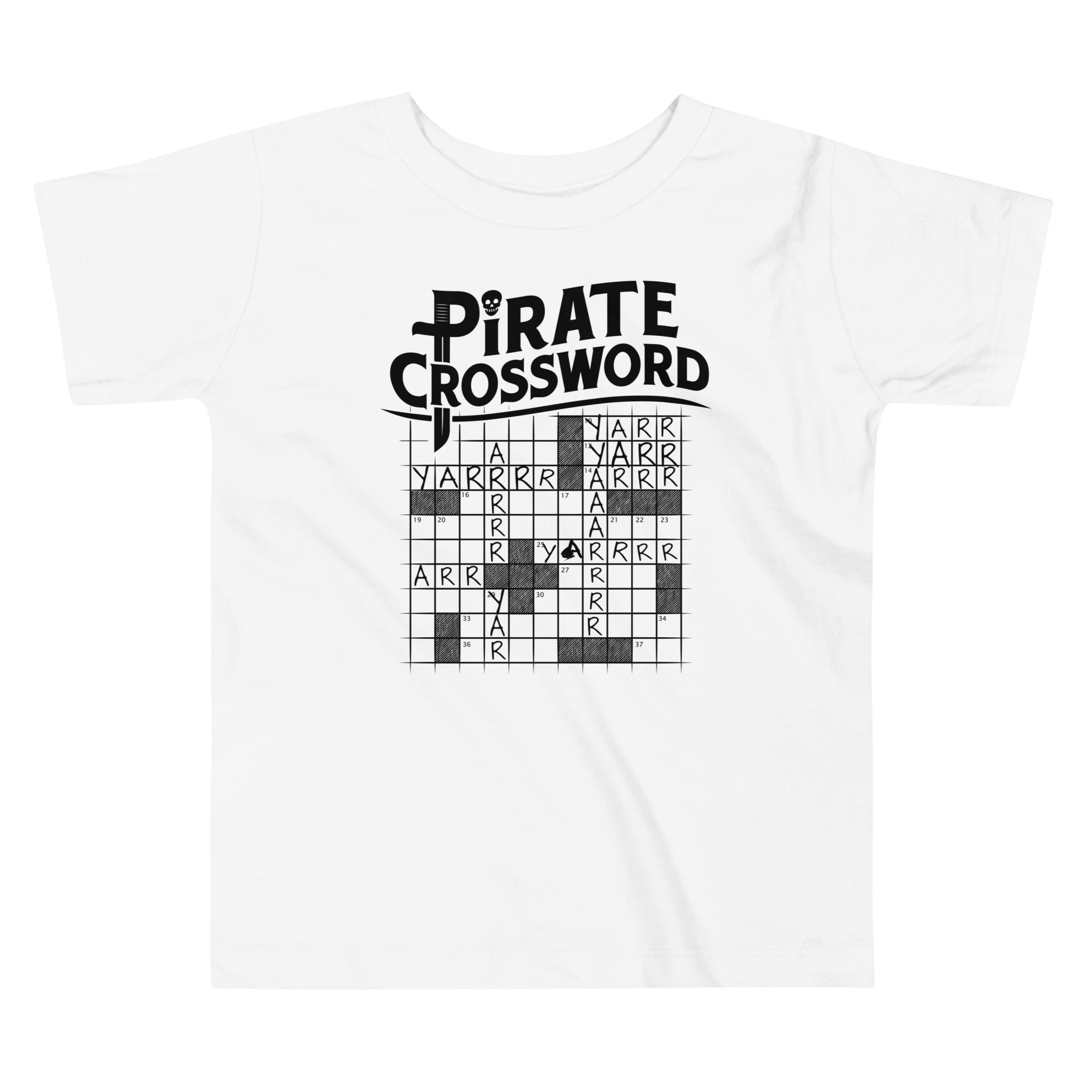 Pirate Crossword Kid's Toddler Tee