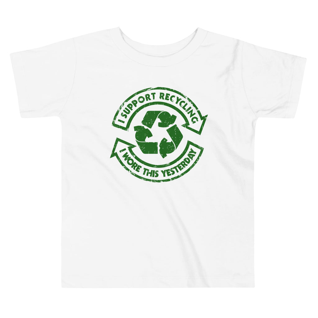 I Support Recycling Kid's Toddler Tee