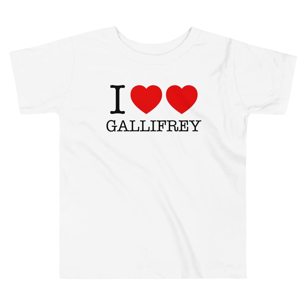I Heart Heart Gallifrey Kid's Toddler Tee