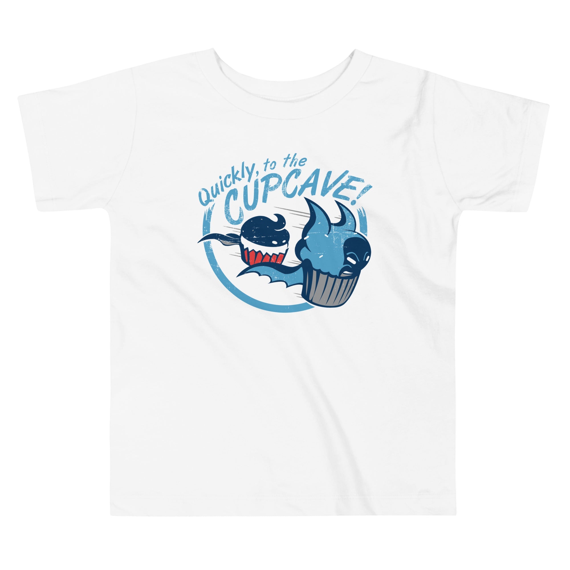 Quickly, To The Cupcave! Kid's Toddler Tee
