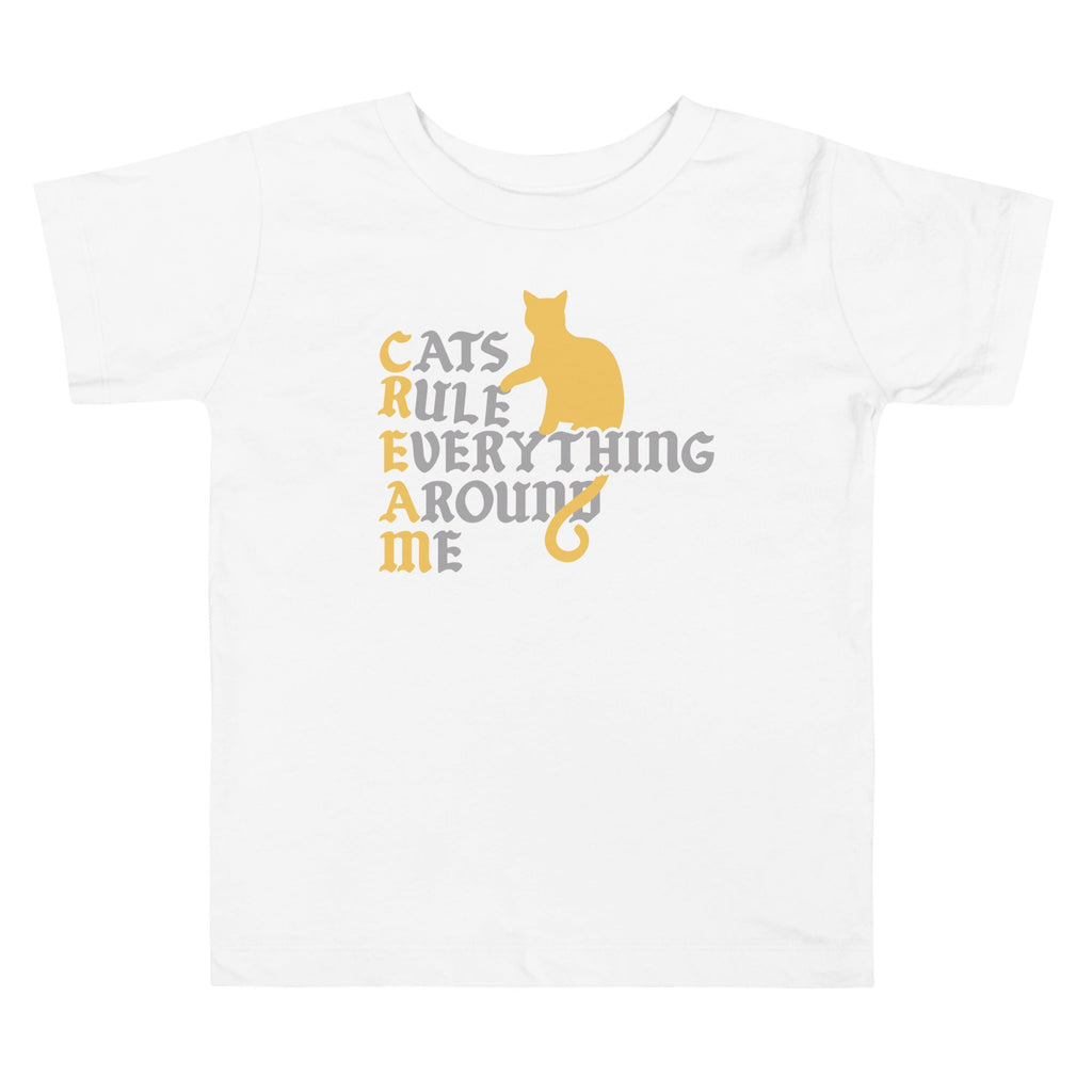 Cats Rule Everything Around Me Kid's Toddler Tee