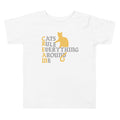 Cats Rule Everything Around Me Kid's Toddler Tee