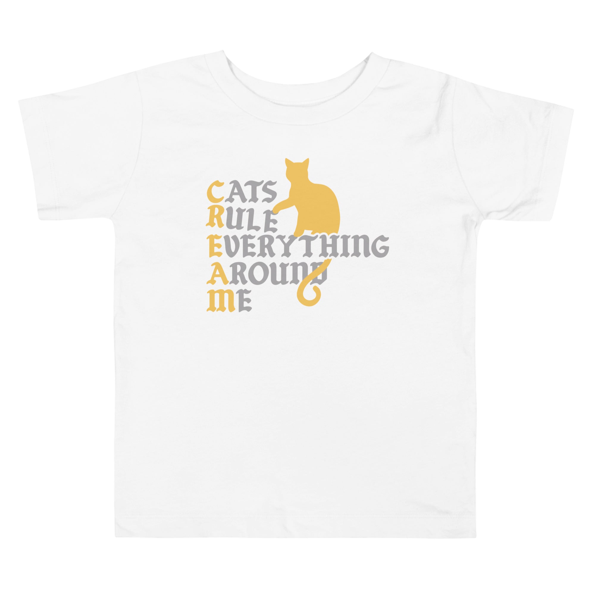 Cats Rule Everything Around Me Kid's Toddler Tee