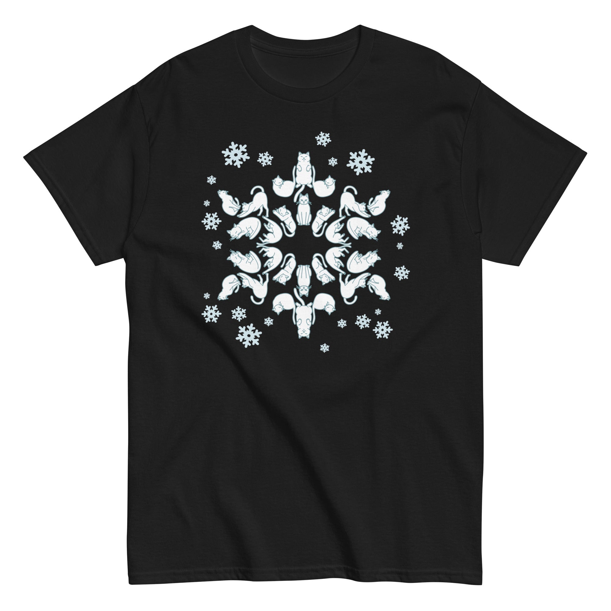 Cat Snowflake Men's Classic Tee