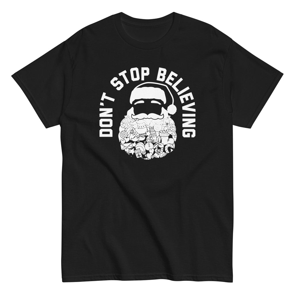 Don't Stop Believing Santa Men's Classic Tee