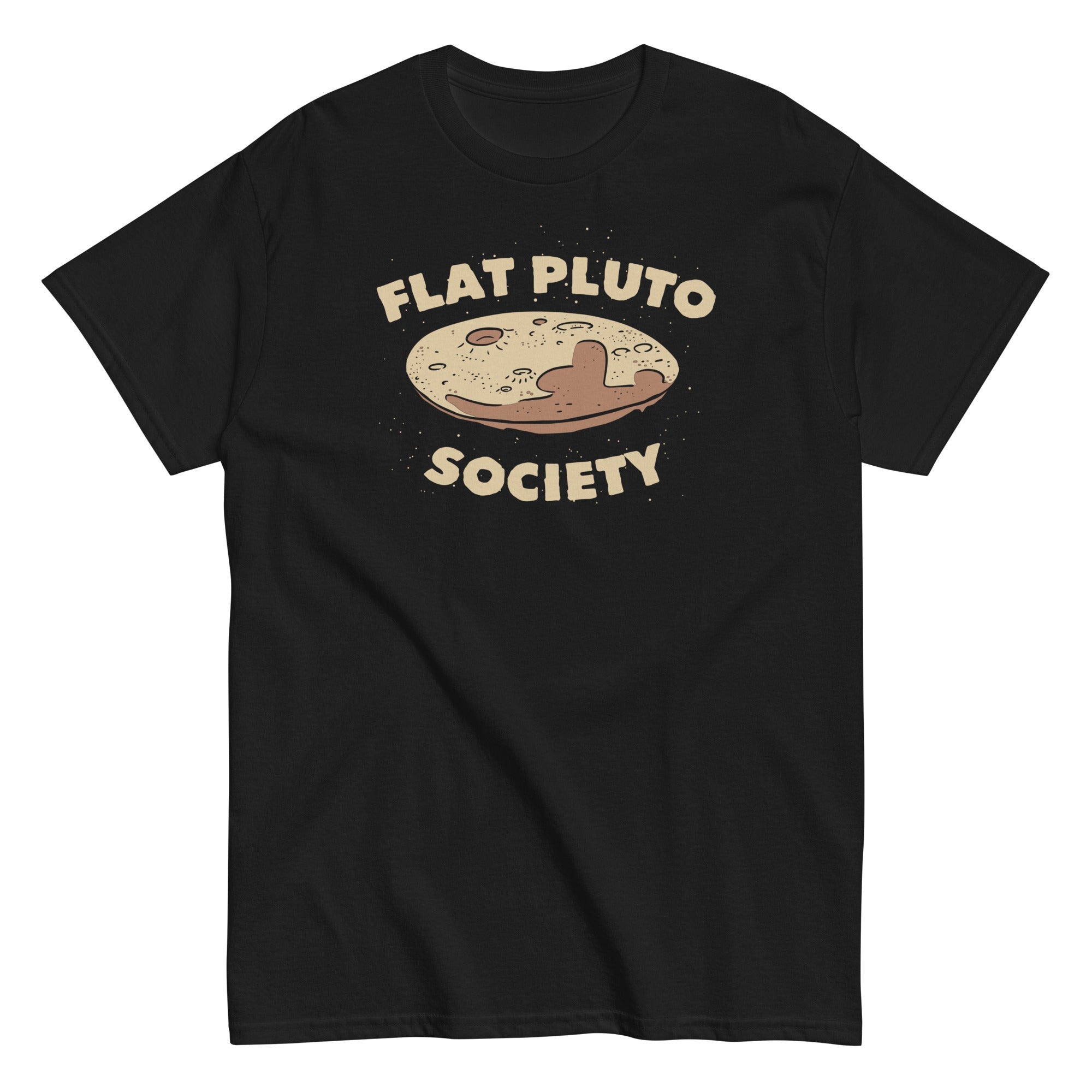 Flat Pluto Society Men's Classic Tee