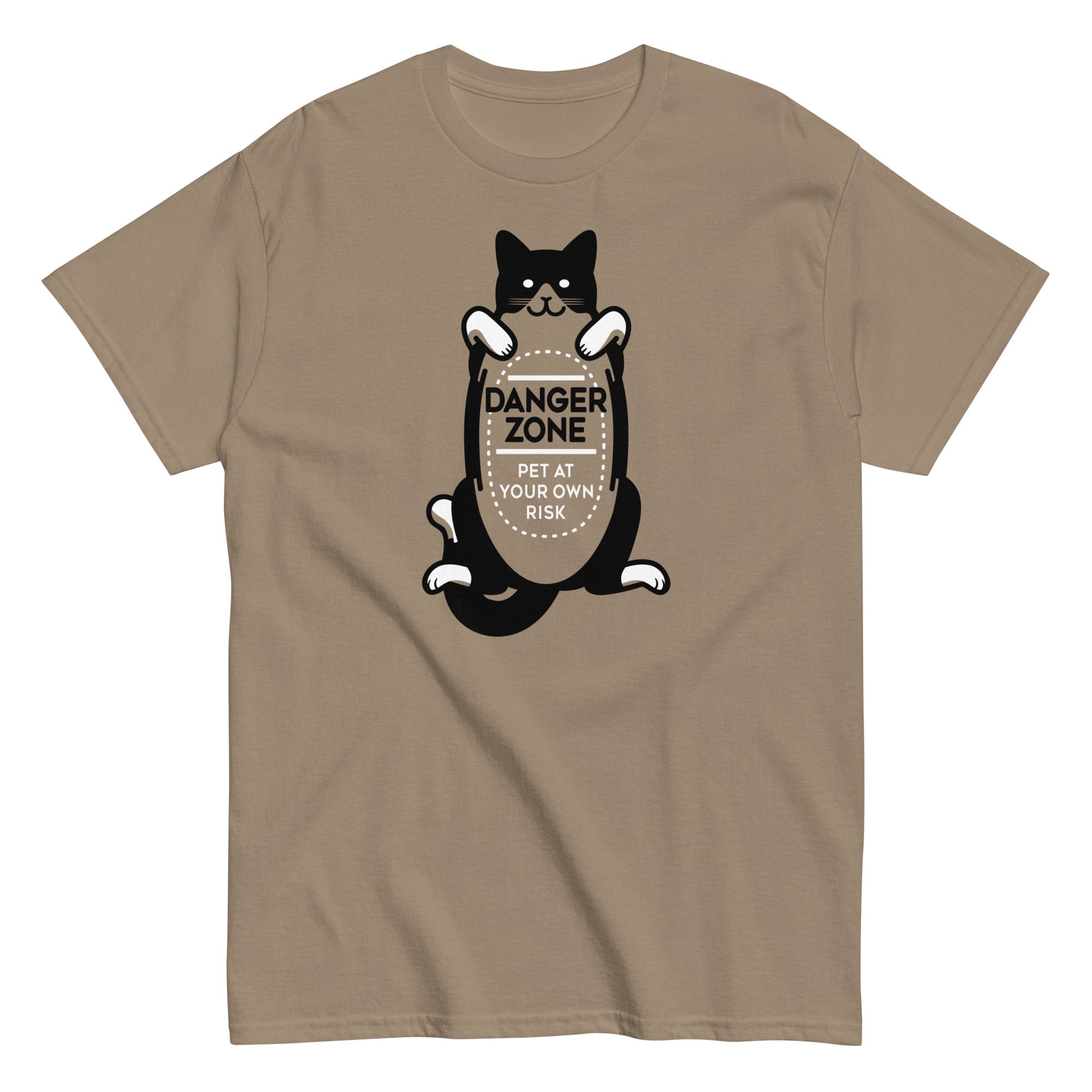 Cat Danger Zone Men's Classic Tee