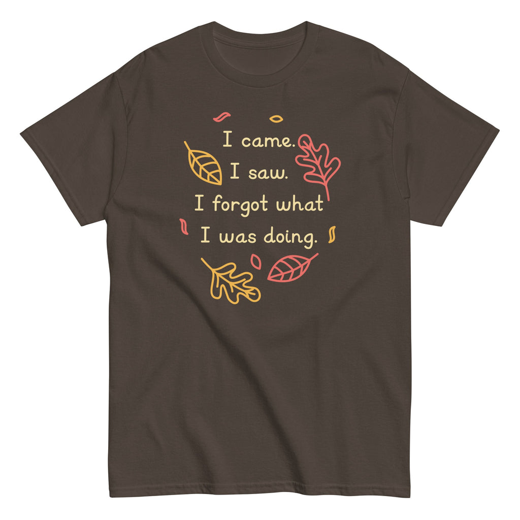 I Came. I Saw. I Forgot What I Was Doing. Men's Classic Tee