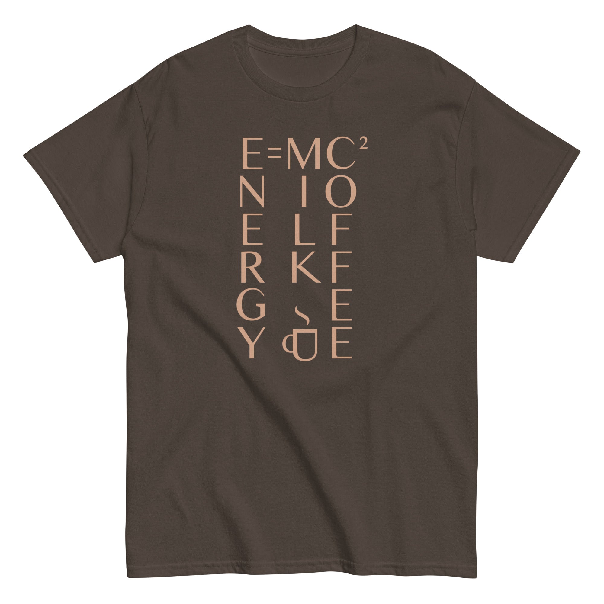 Energy Equals Milk Times Coffee Squared Men's Classic Tee