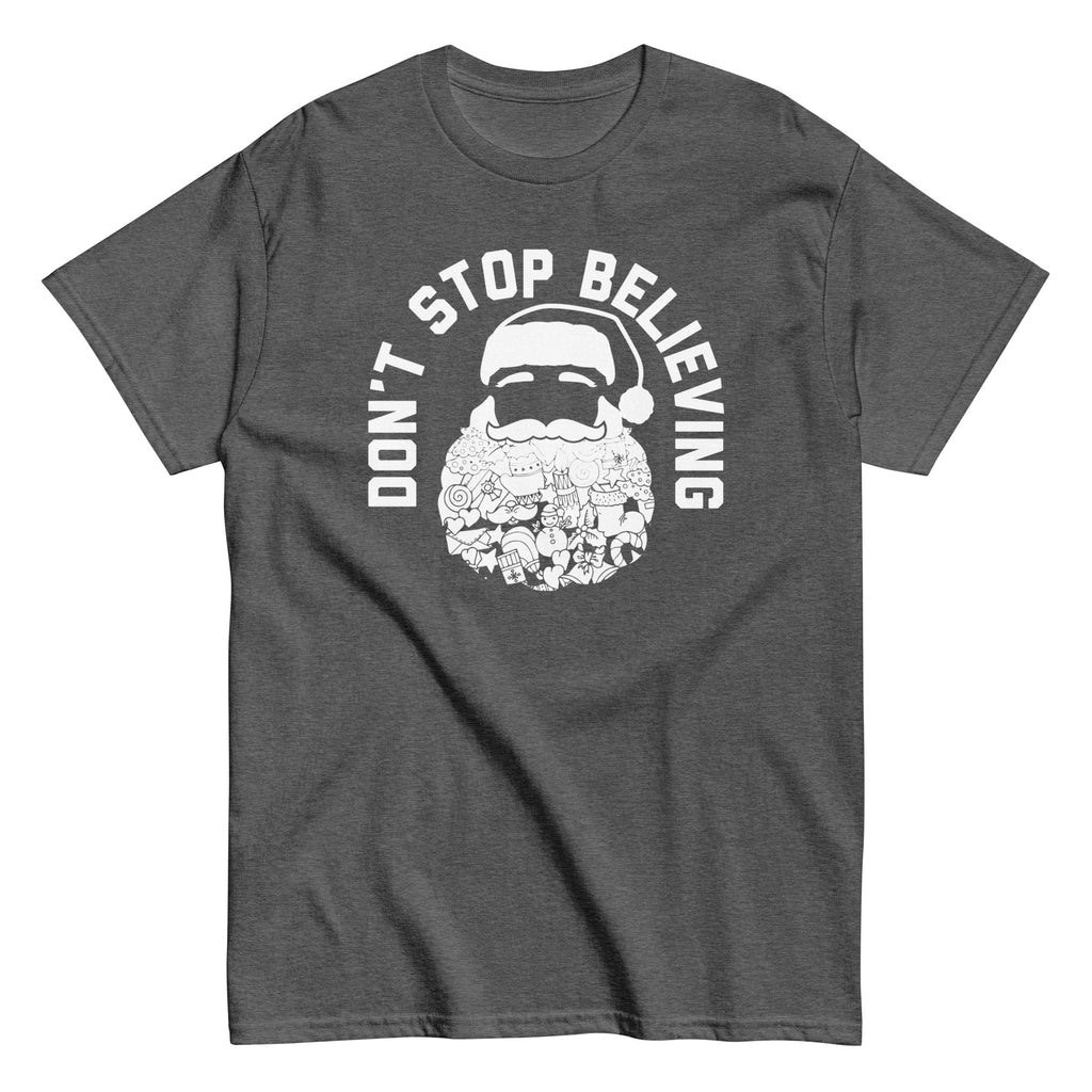 Don't Stop Believing Santa Men's Classic Tee