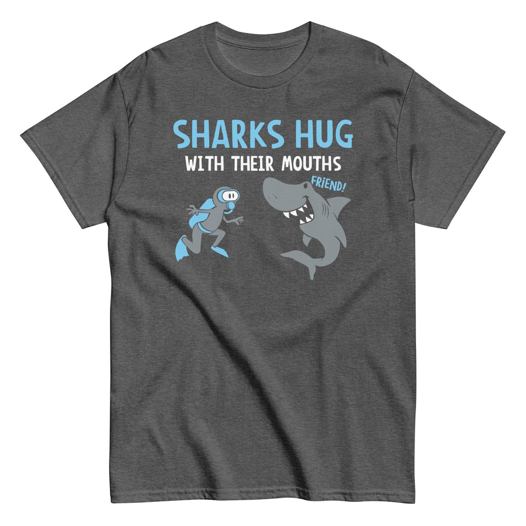 Sharks Hug With Their Mouths Men's Classic Tee