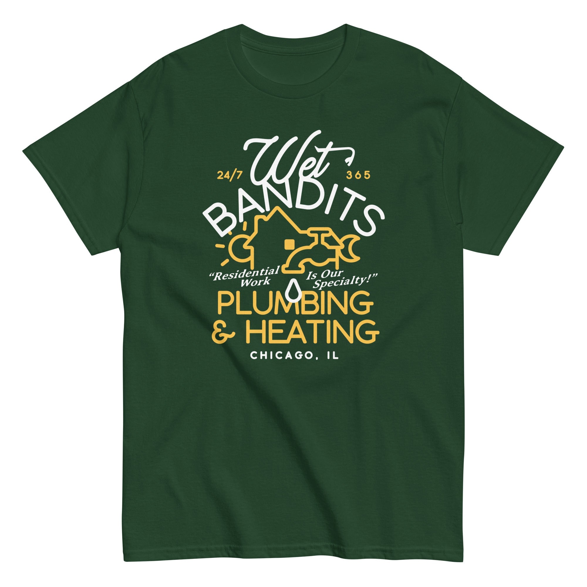 Wet Bandits Plumbing & Heating Men's Classic Tee