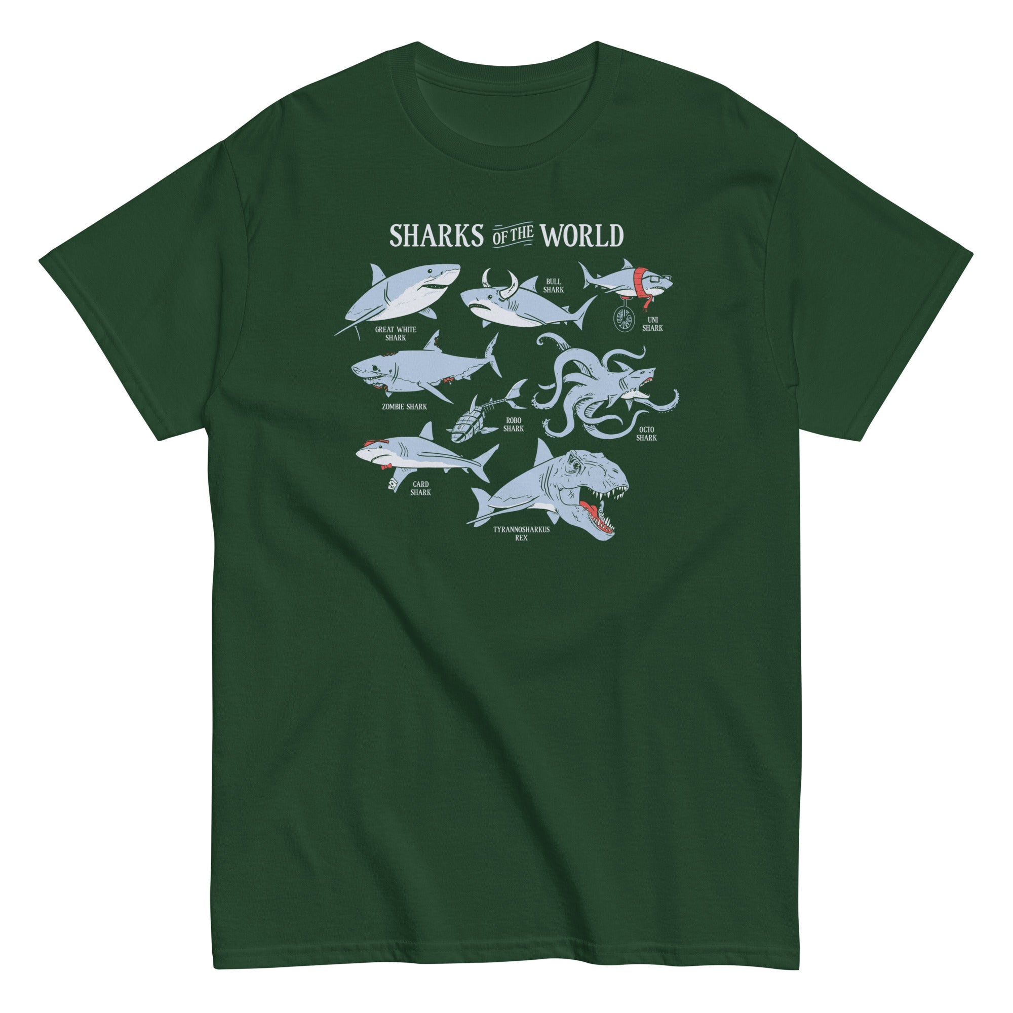 Sharks Of The World Men's Classic Tee