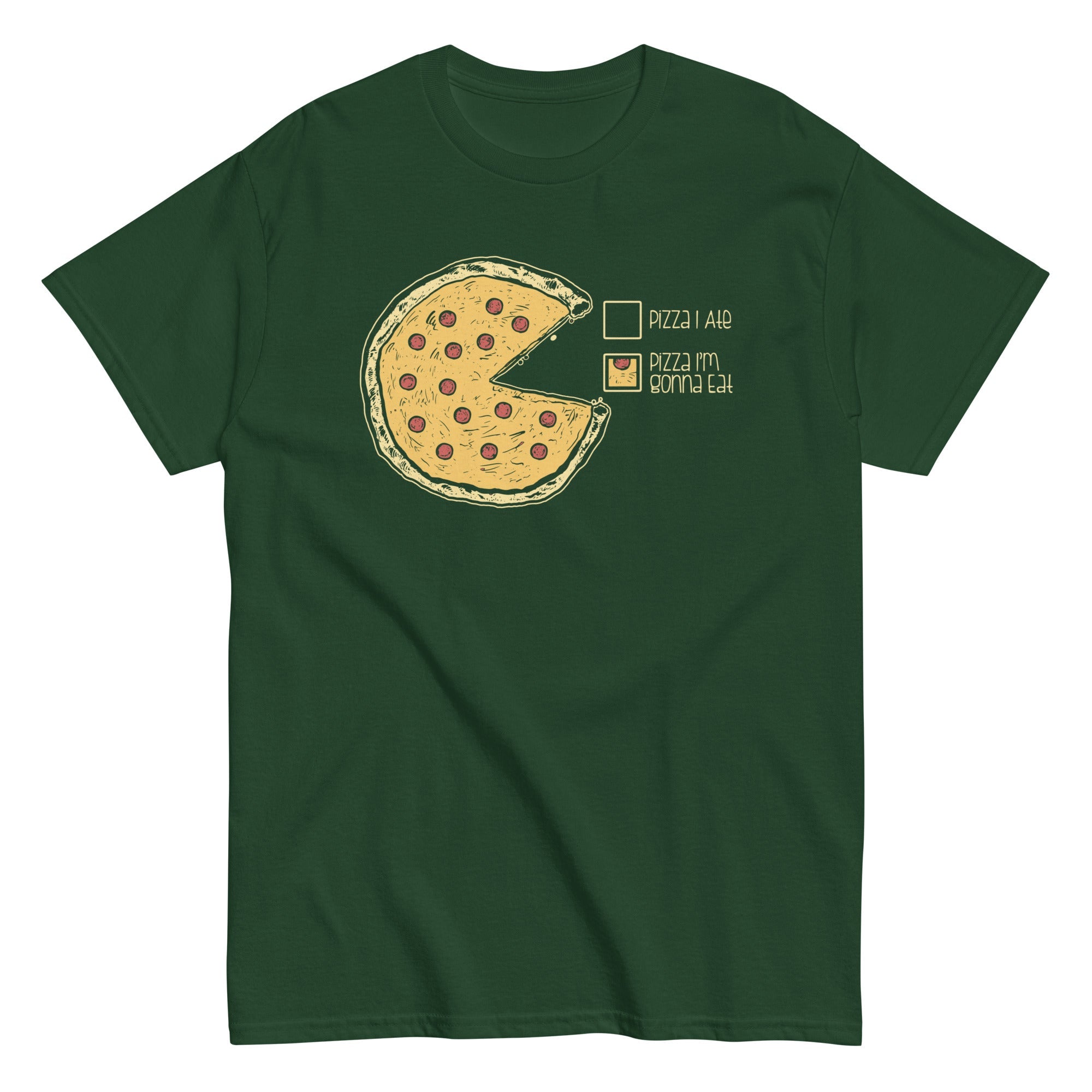Pizza Pie Chart Men's Classic Tee